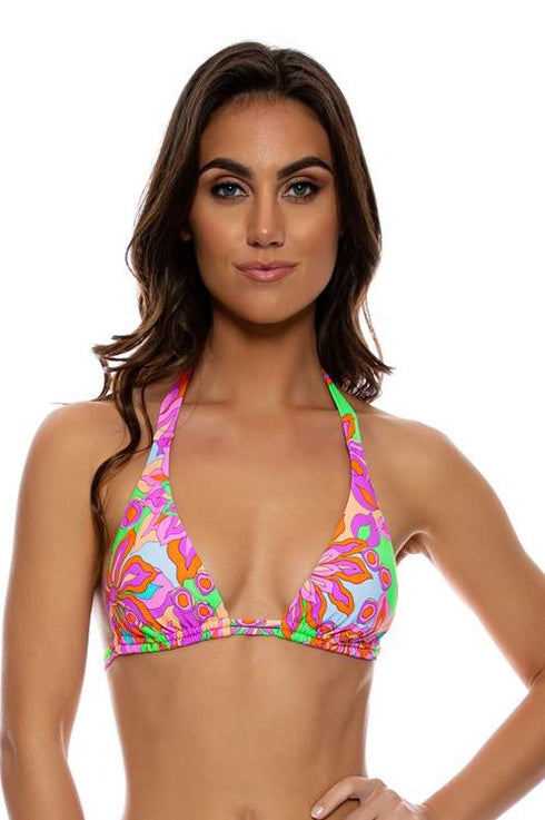 Luli Fama Vivi Il Momento Triangle Halter Top